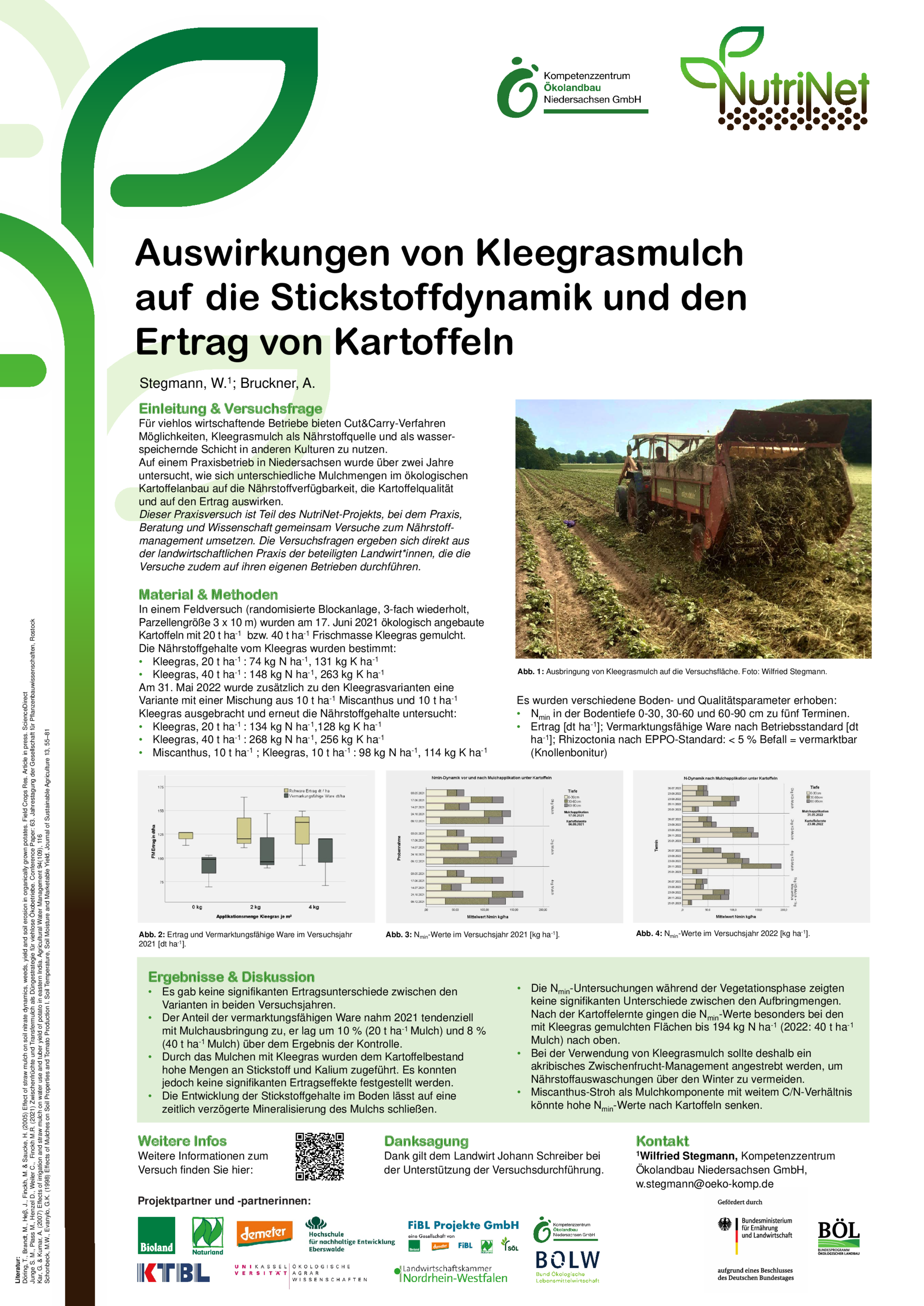 Poster Mulchauflagen im Kartoffelanbau